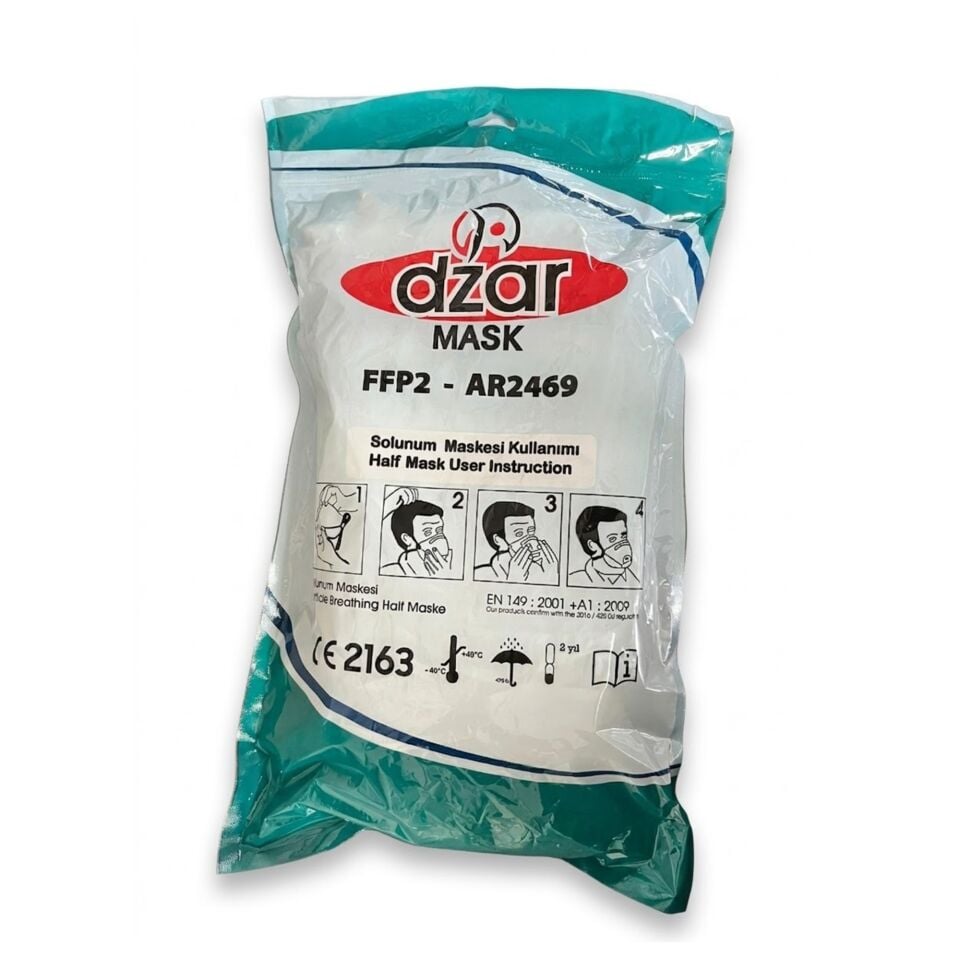 Dzar Toz Maskesi Katlanır Ffp2 (ar2469)