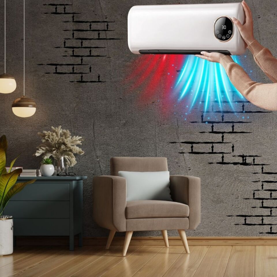 İnova Saturn Duvar T.klimatik Fanlı Isıtıcı 2000 W