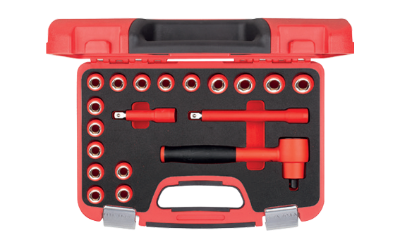 Ceta Form 52 Parça 3/8''+ 1/2'' 1000V 6-Köşe Lokma Takımı - GC10-E52H2