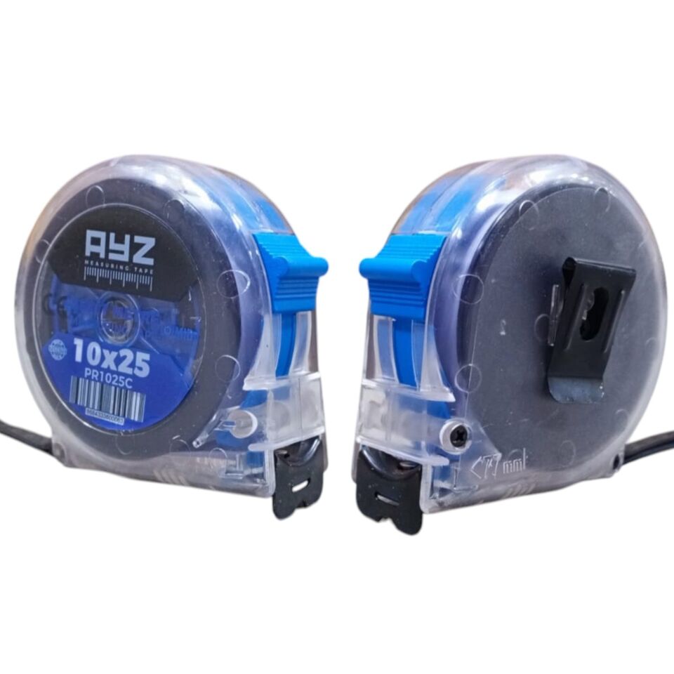 Ayz Şerit Metre Şeffaf (pr1025c) 10x25 Mt