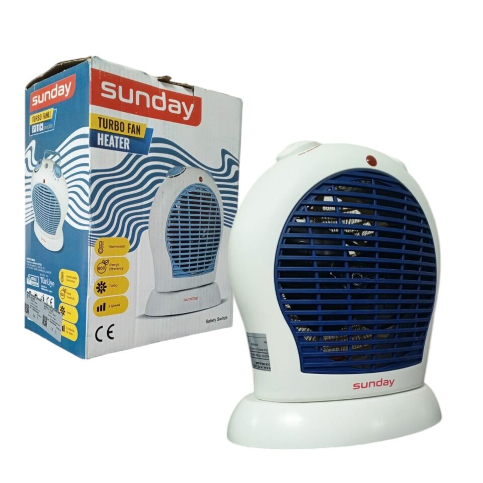 İnova Sunday Turbo Fanlı Isıtıcı Oval 2000 W