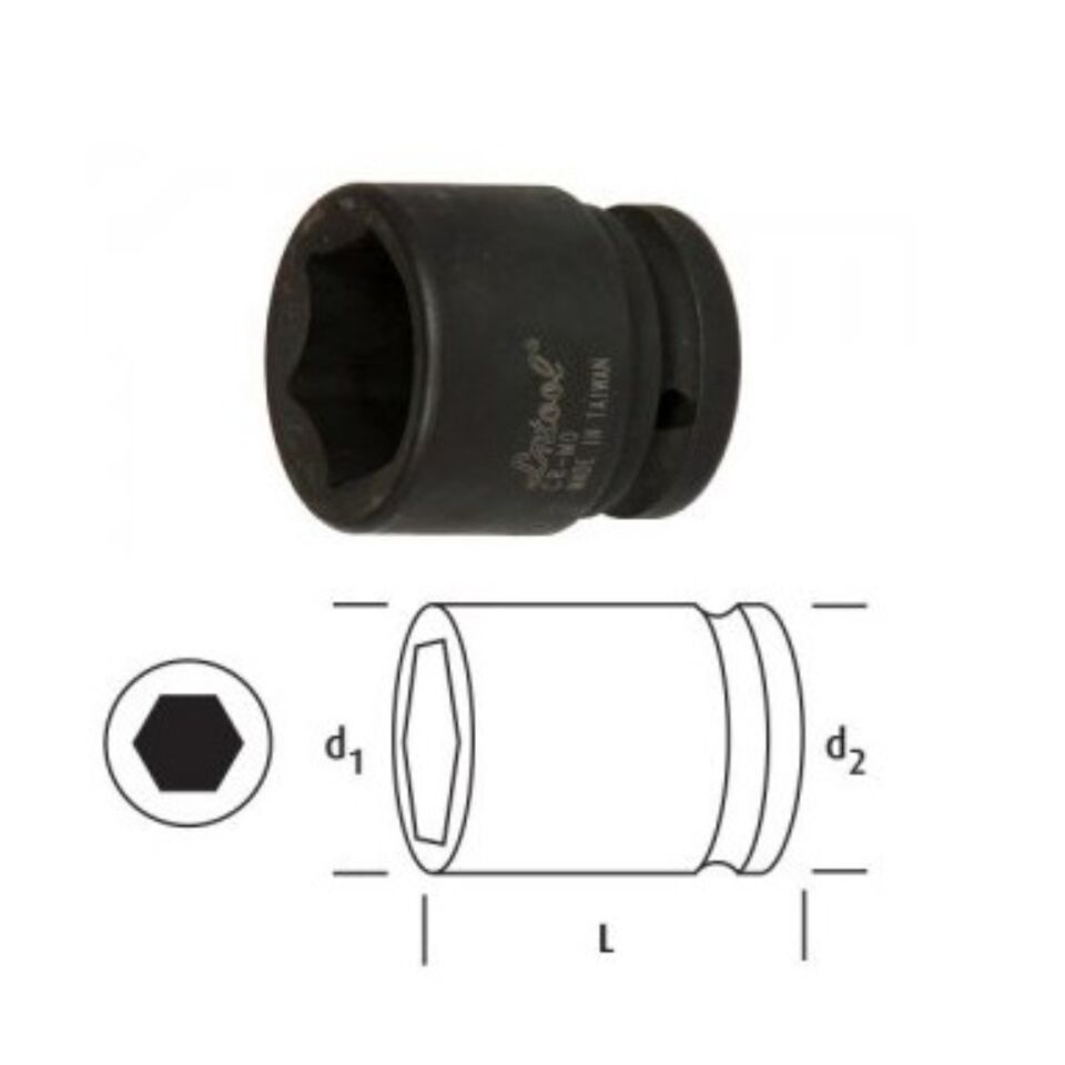 Osaka Altı Köşe Lokma Anahtar 17 Mm 3/4'' Ln34s17