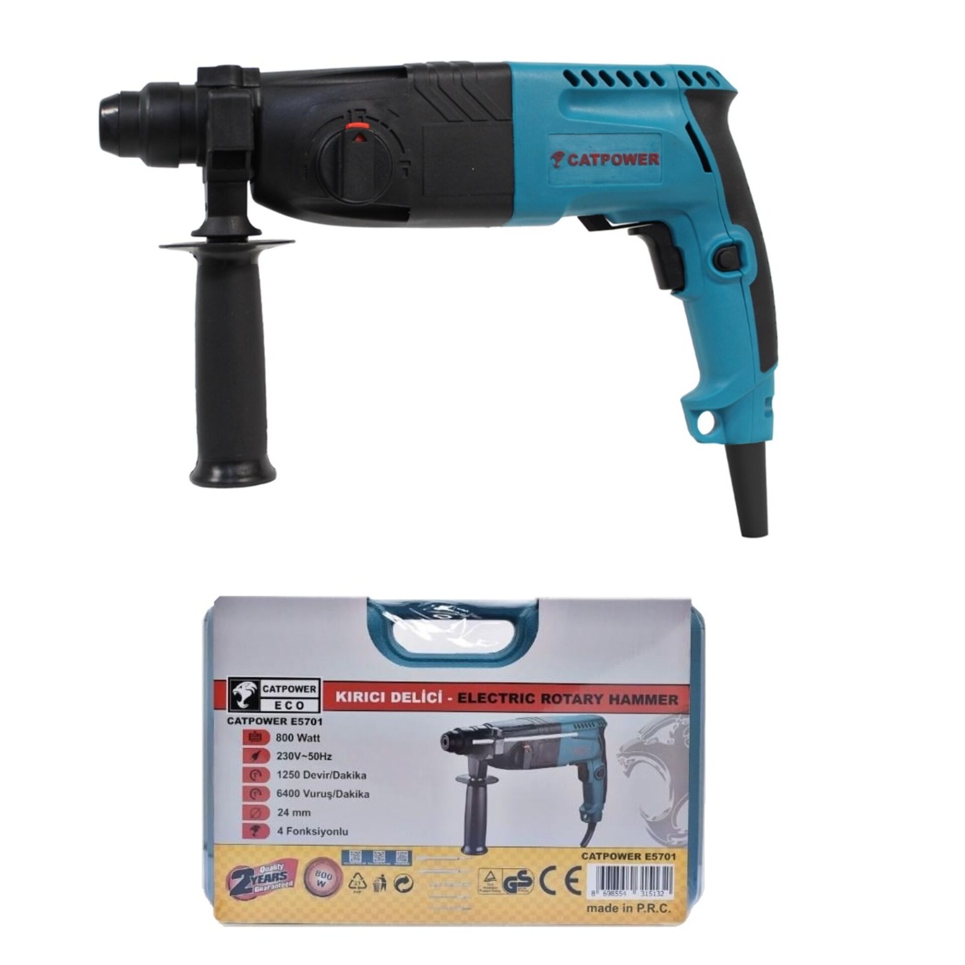 Catpower Kırıcı Delici 2.5 Kg 800w Cate5701