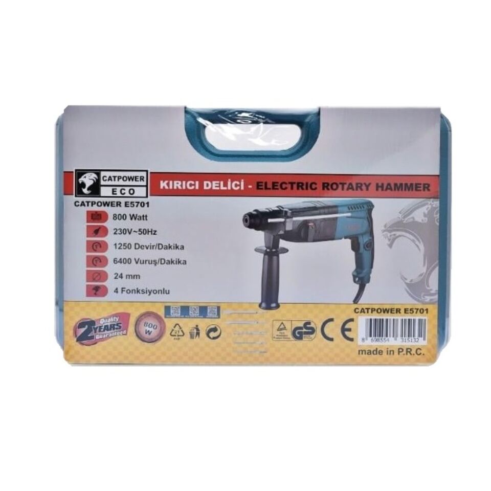 Catpower Kırıcı Delici 2.5 Kg 800w Cate5701