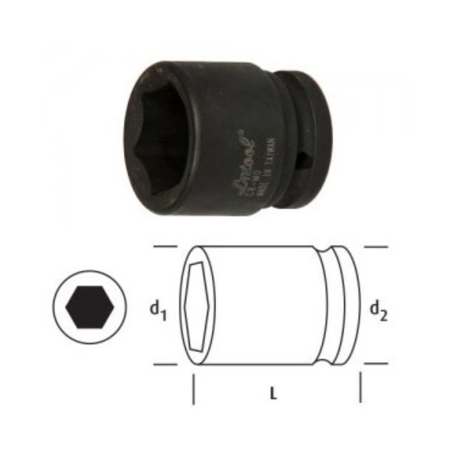 Osaka Altı Köşe Lokma Anahtar 21 Mm 1/2'' Ln12s21