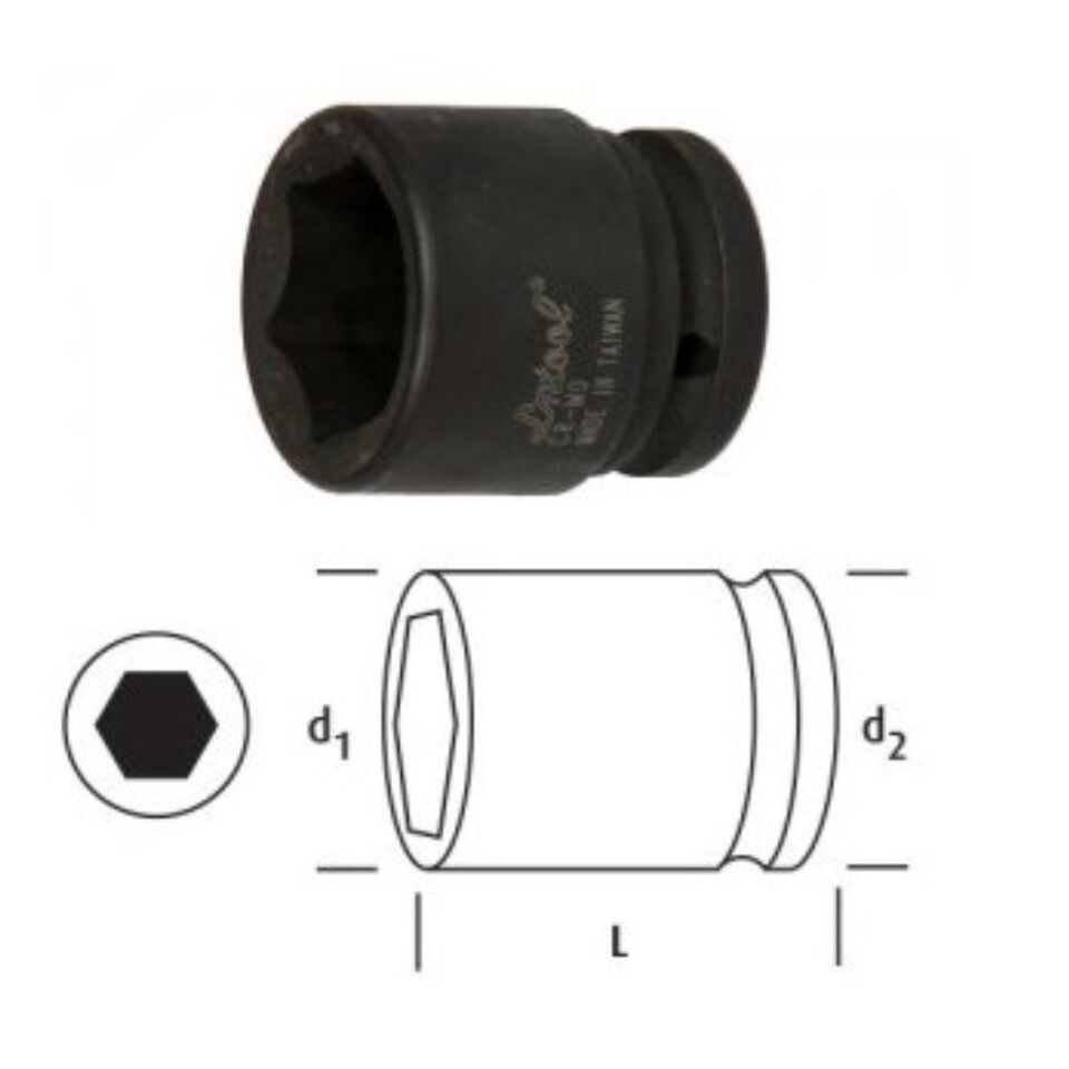 Osaka Altı Köşe Lokma Anahtar 41 Mm 3/4'' Ln34s41