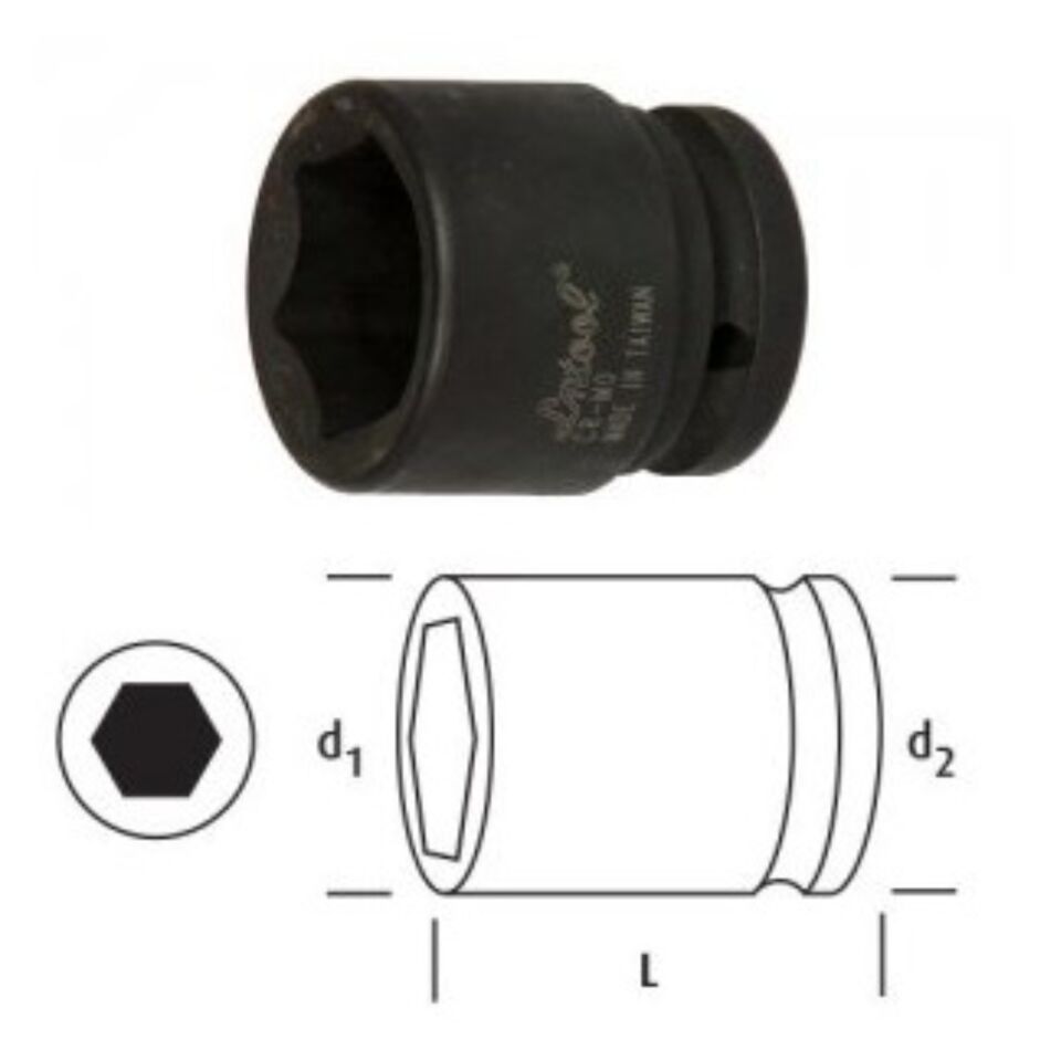 Osaka Altı Köşe Lokma Anahtar 46 Mm 3/4'' Ln34s46