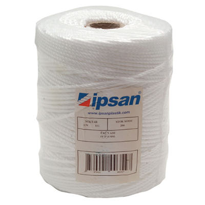 İpsan 1.kalite Çamaşır İpi 4 Mm (1 Top 400 Mt)