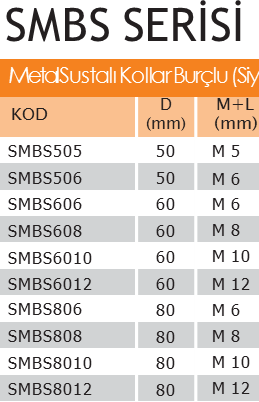 SMBS608 Metal Sustalı Kol