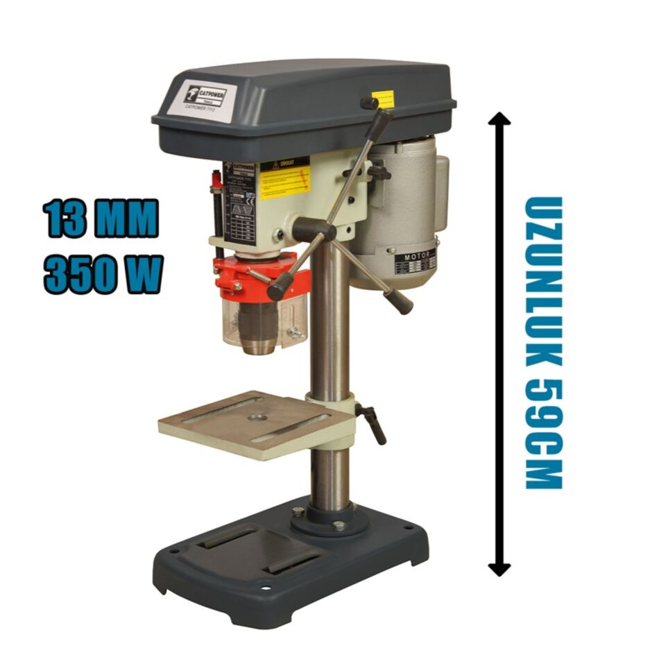 Catpower Sütunlu Matkap 13 Mm 350w Cat7113