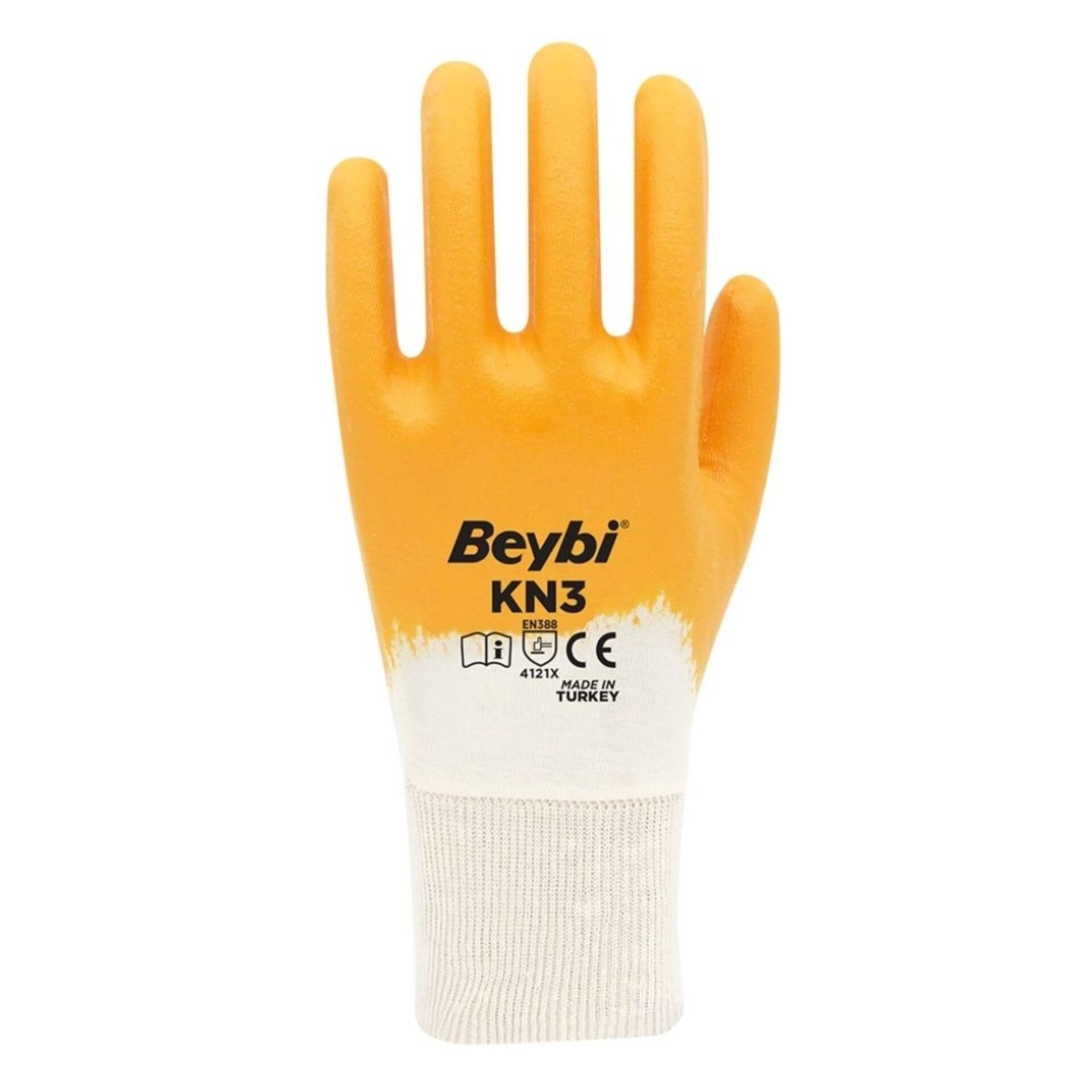 Beybi KN3 Nitril Eldiven Sarı No: 10 (288 Çift)
