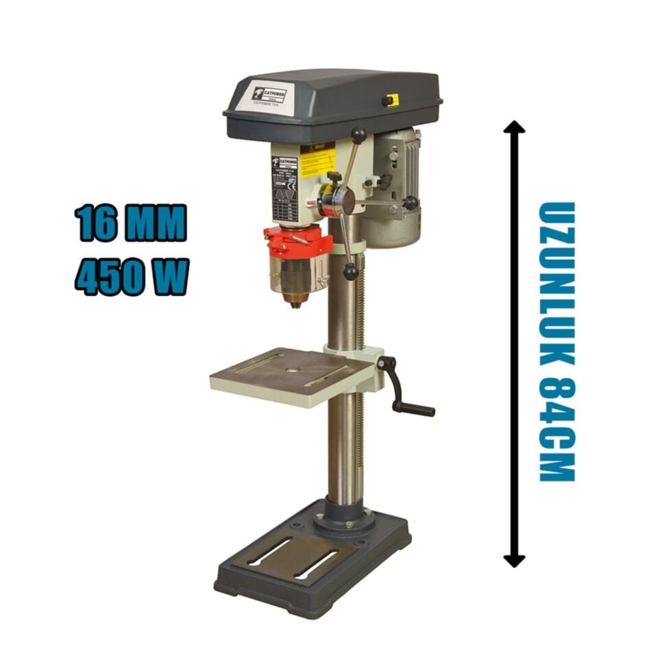 Catpower Sütunlu Matkap 16 Mm 450w Cat7116