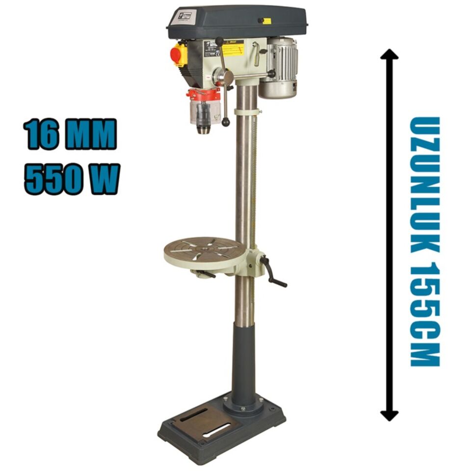 Catpower Sütunlu Matkap 16 Mm 550w Cat7216