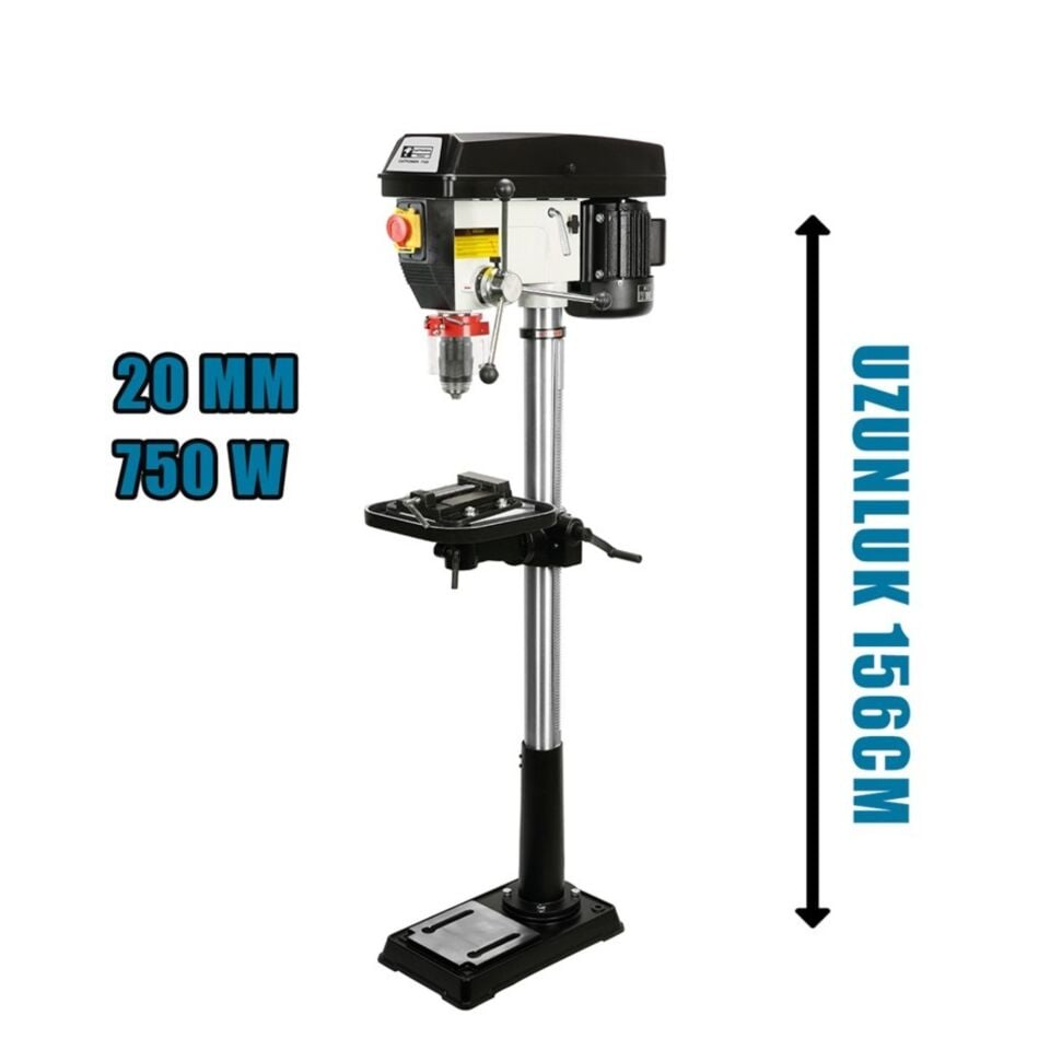 Catpower Sütunlu Matkap 20 Mm 750w Cat7220