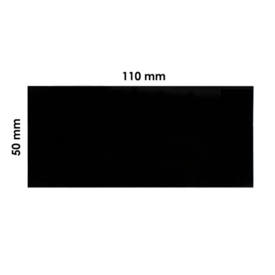 Maske Camı 777 Siyah ( 110 Mmx50 Mm) Dar