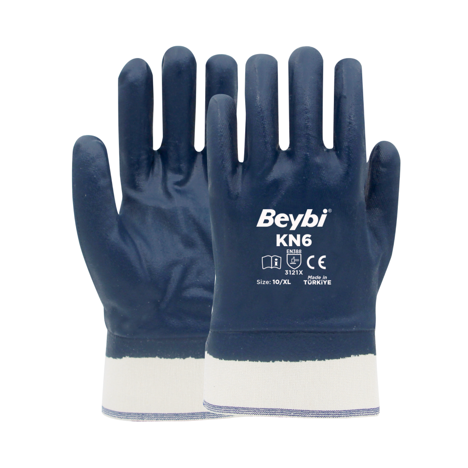 Beybi Kn6 Petrolcü Nitril Eldiven No:10