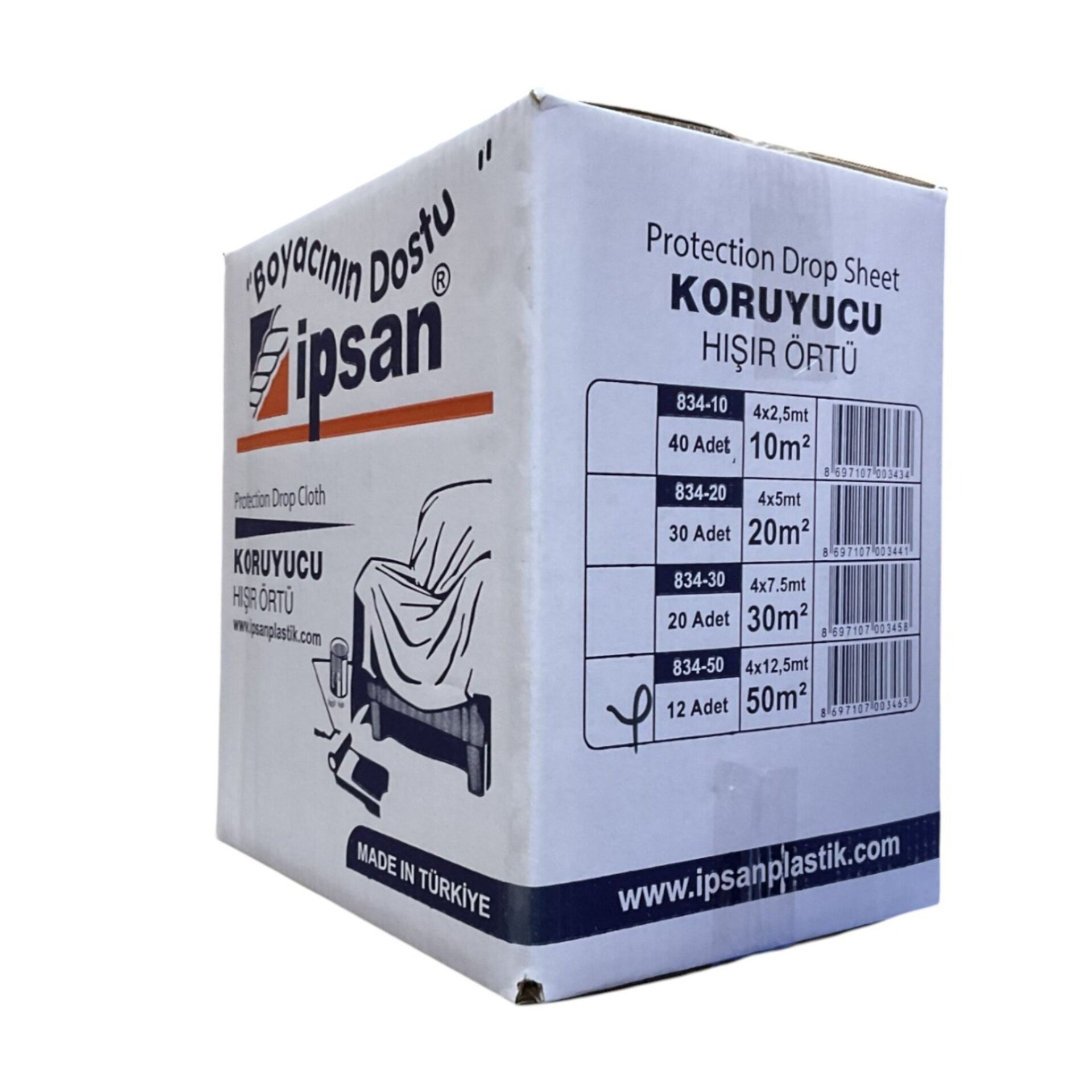 İpsan Hışır Örtü 4x12.5=50 M² (370 Gr)
