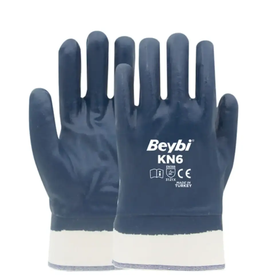 Beybi Kn6 Petrolcü Nitril Eldiven No:10