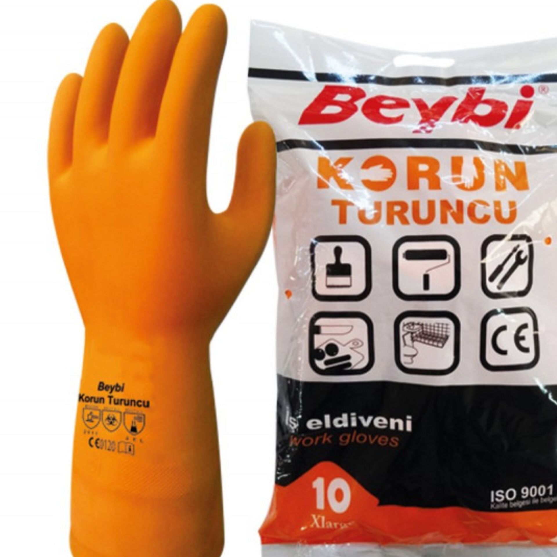 Beybi Korun Turuncu Eldiven No: 10