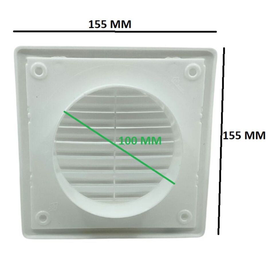 Baca Kapağı Kare Beyaz Ak-113