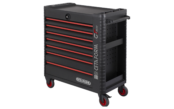 Ceta Form GT-MAX Jumbo Takım Arabası (Boş) - 7 Çekmeceli - A01M-07J