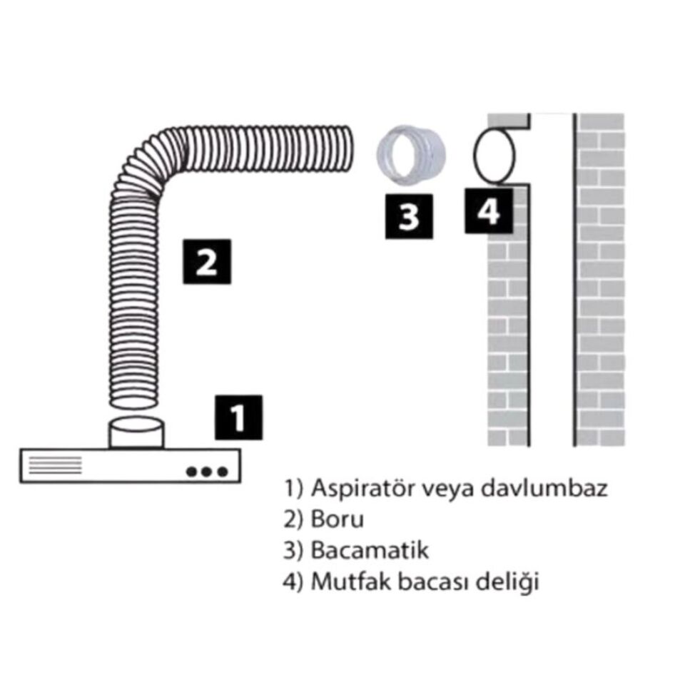 Baca Klapesi Beyaz Ak-121