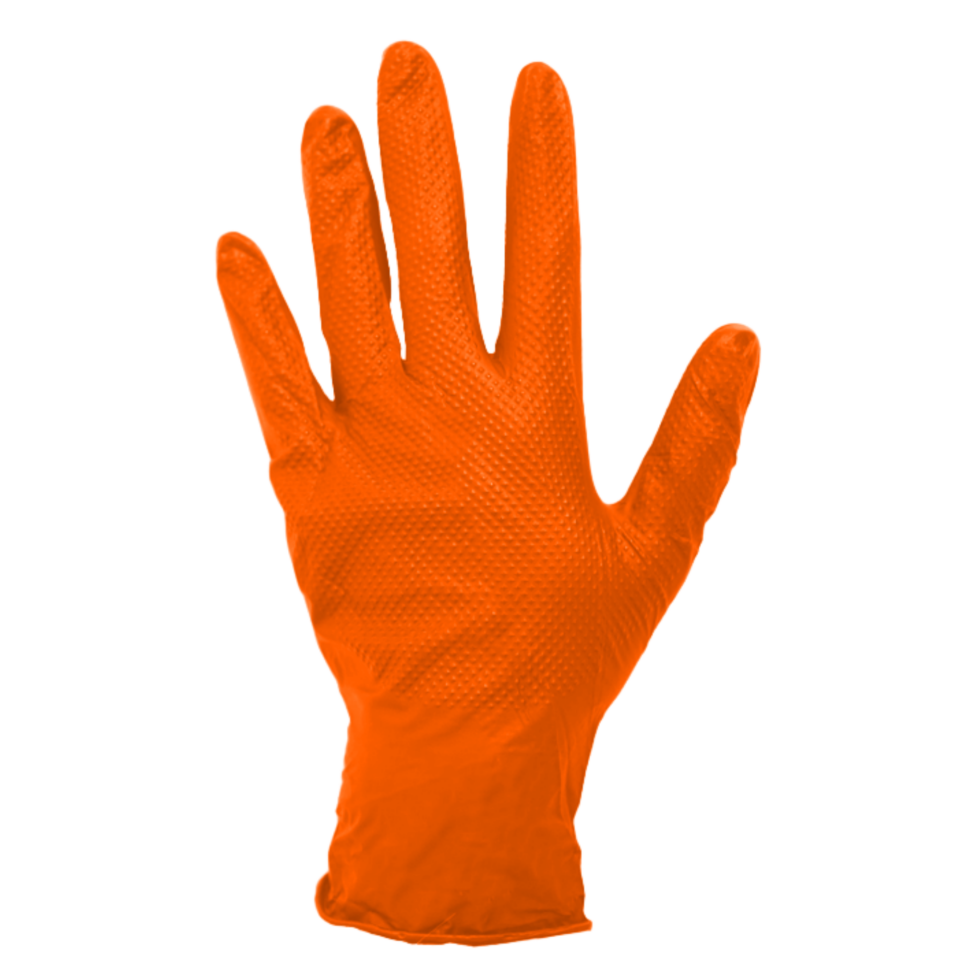 Master Force Turuncu Nitril Eldiven M (pk 50 Adet)