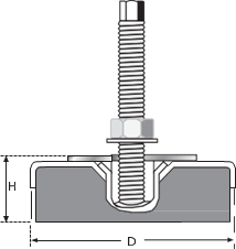 SH120B Makina Ayağı M 16