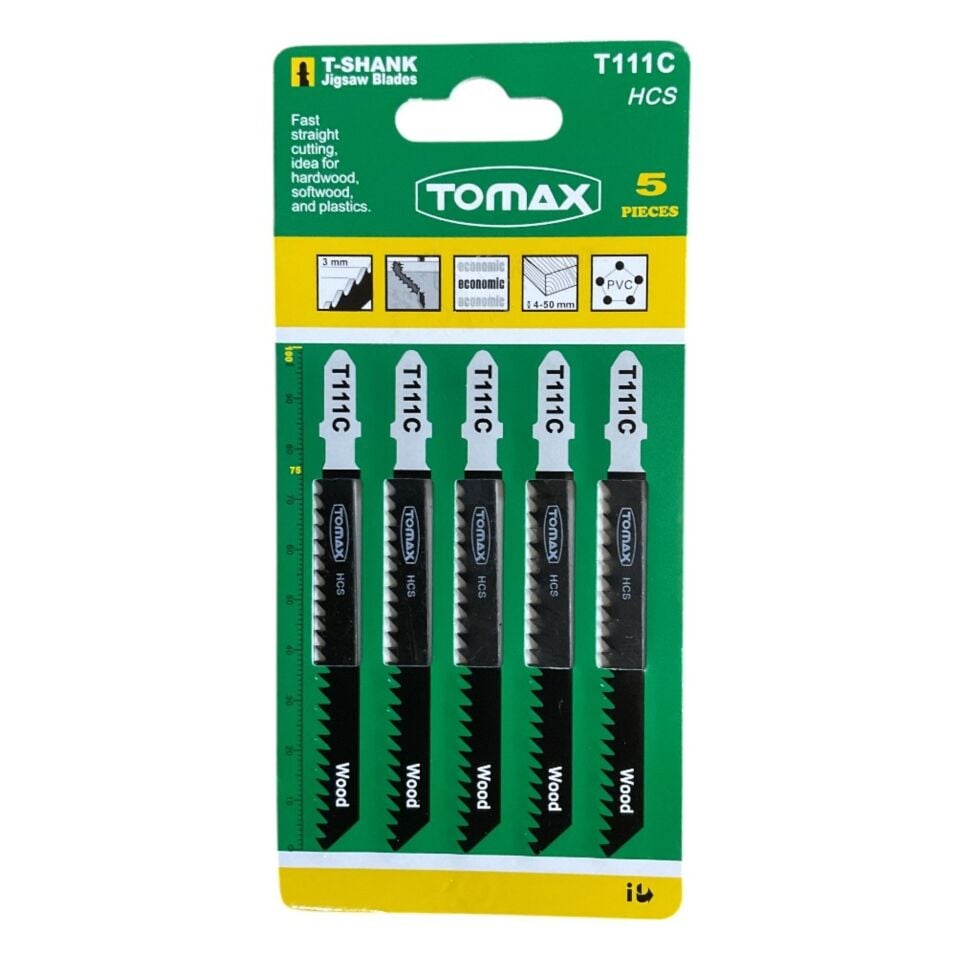 Tomax Normal Kesim Ahşap Dekupaj Ağzı (t111c)