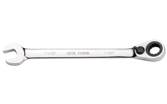 Ceta Form C-GEAR Cırcırlı Kombine Anahtar (Mandallı) 7/16'' - B05AR-0716