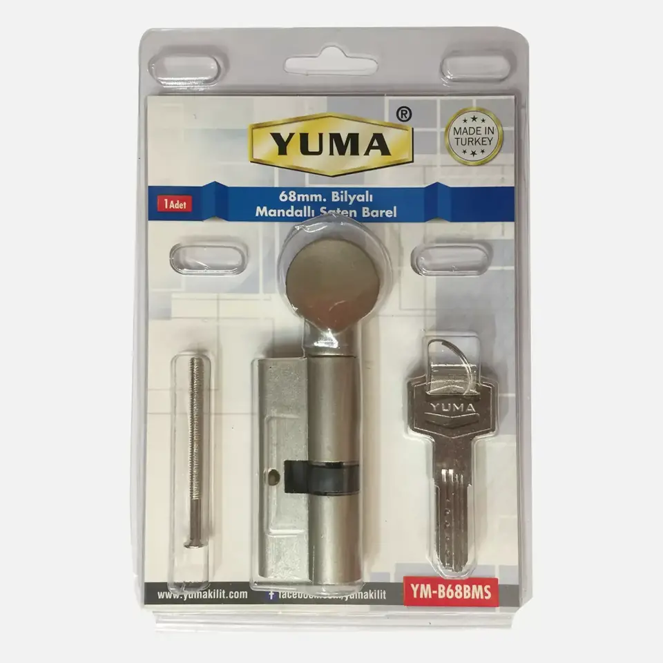 Yuma Bilyalı Barel Topuzlu 68 Mm Saten Ym-b68bms