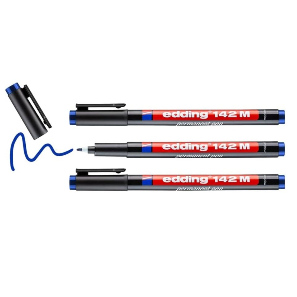 Edding 142 M Ohp Asetat Kalemi Mavi