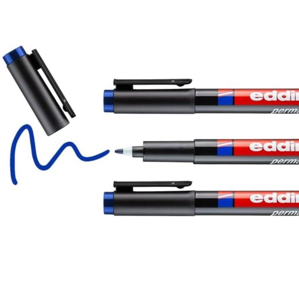 Edding 142 M Ohp Asetat Kalemi Mavi