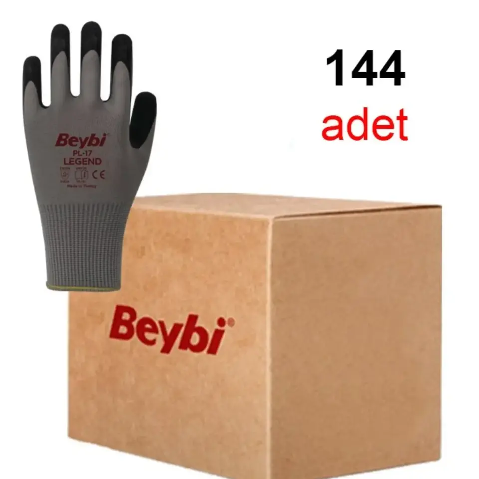 Beybi Pl-17 Legend Lateks Eldiven Siyah No:10