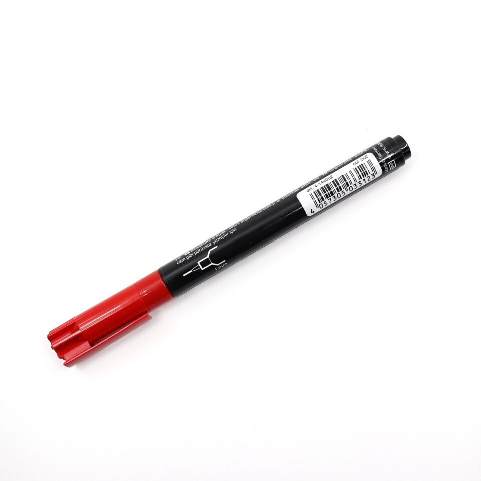 Edding 144 M Kırmızı Asetat Kalemi