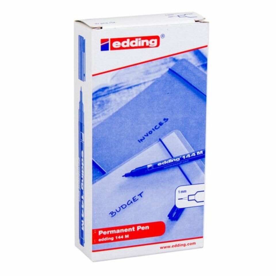 Edding 144 M Kırmızı Asetat Kalemi