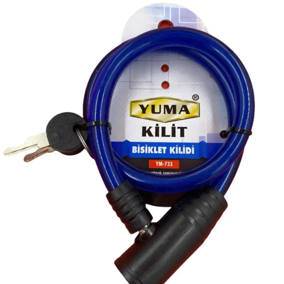 Yuma Bisiklet Kilidi 12x65 Cm Ym-733