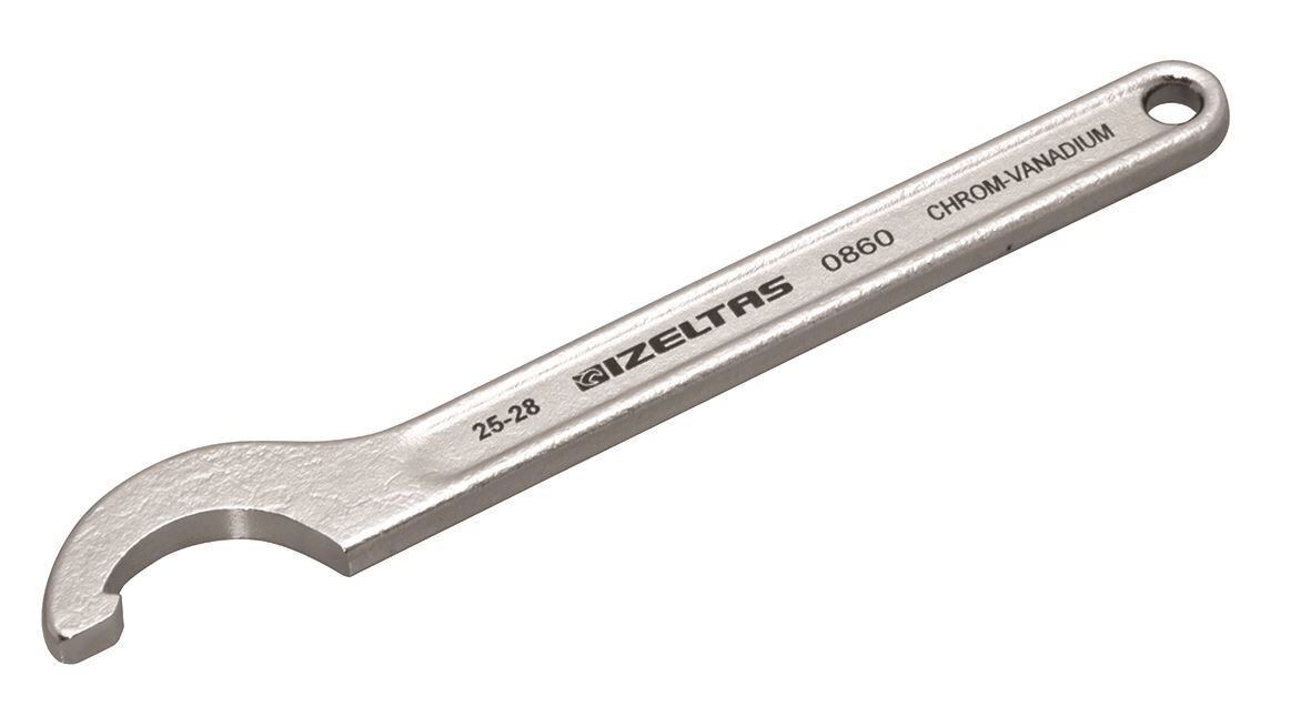 İzeltaş 40/42 Kanca Anahtar Dörtgen Uçlu - 0860054042