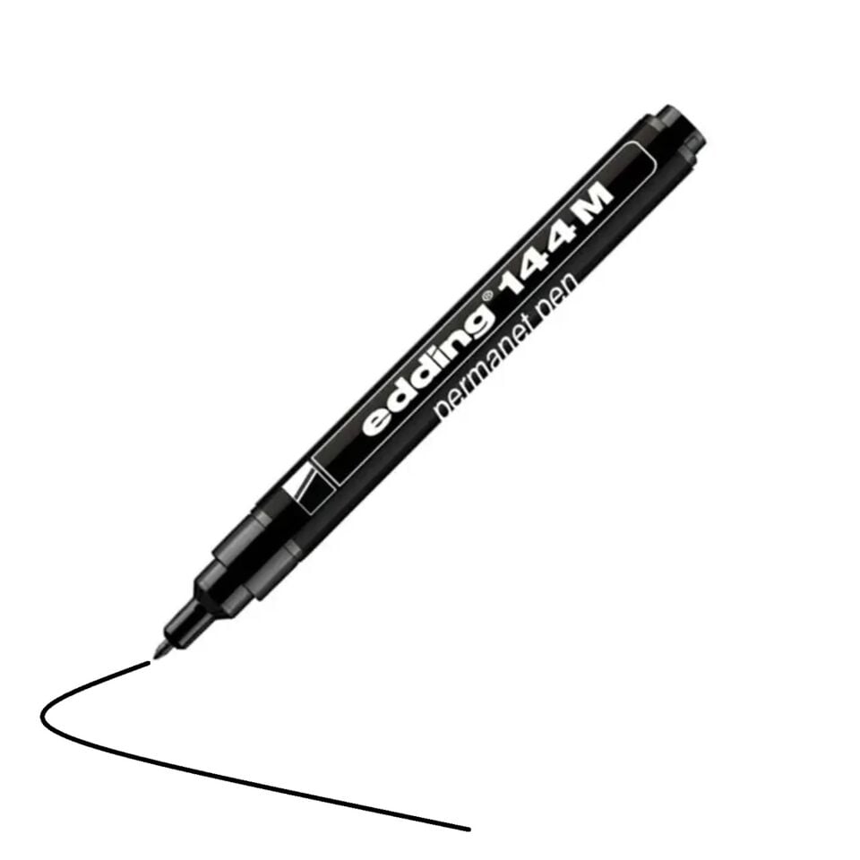 Edding 144 M Siyah Asetat Kalemi