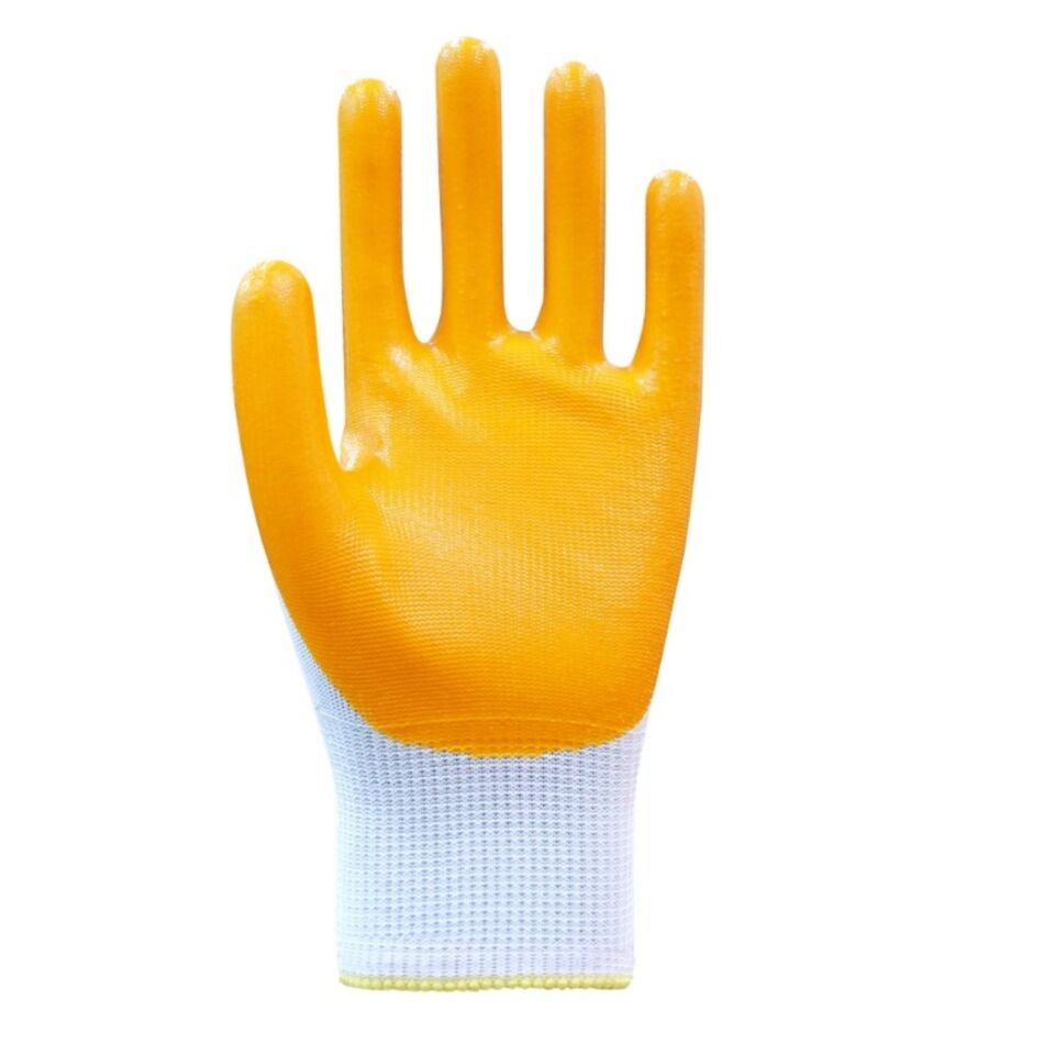 Beybi PN10 Naylon Nitril Eldiven Sarı No: 9 (288 Çift)