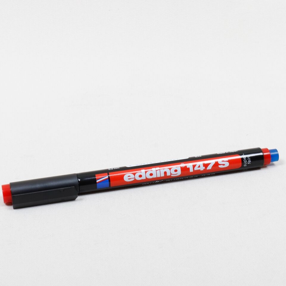 Edding 147 S Silgili Asetat Kalemi Kırmızı