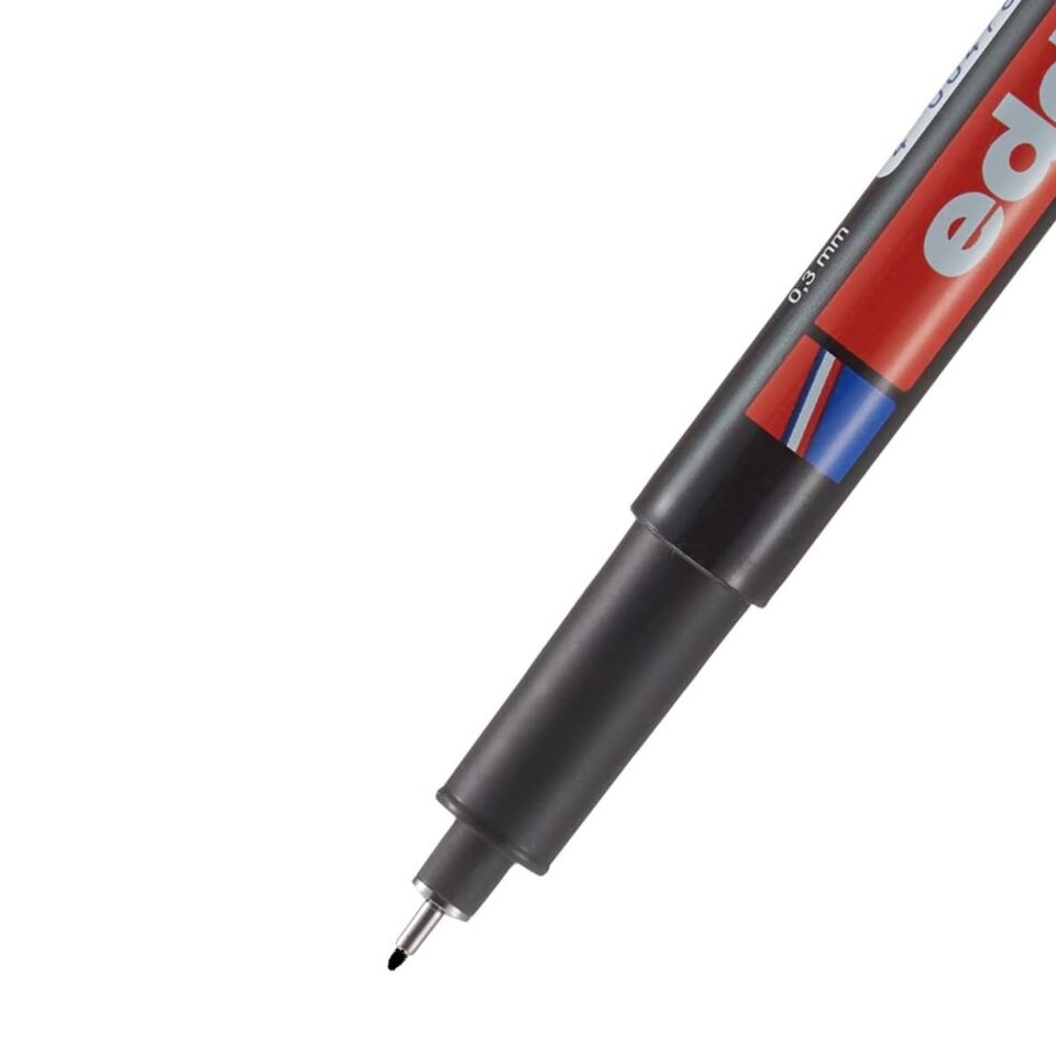 Edding 147 S Silgili Asetat Kalemi Kırmızı