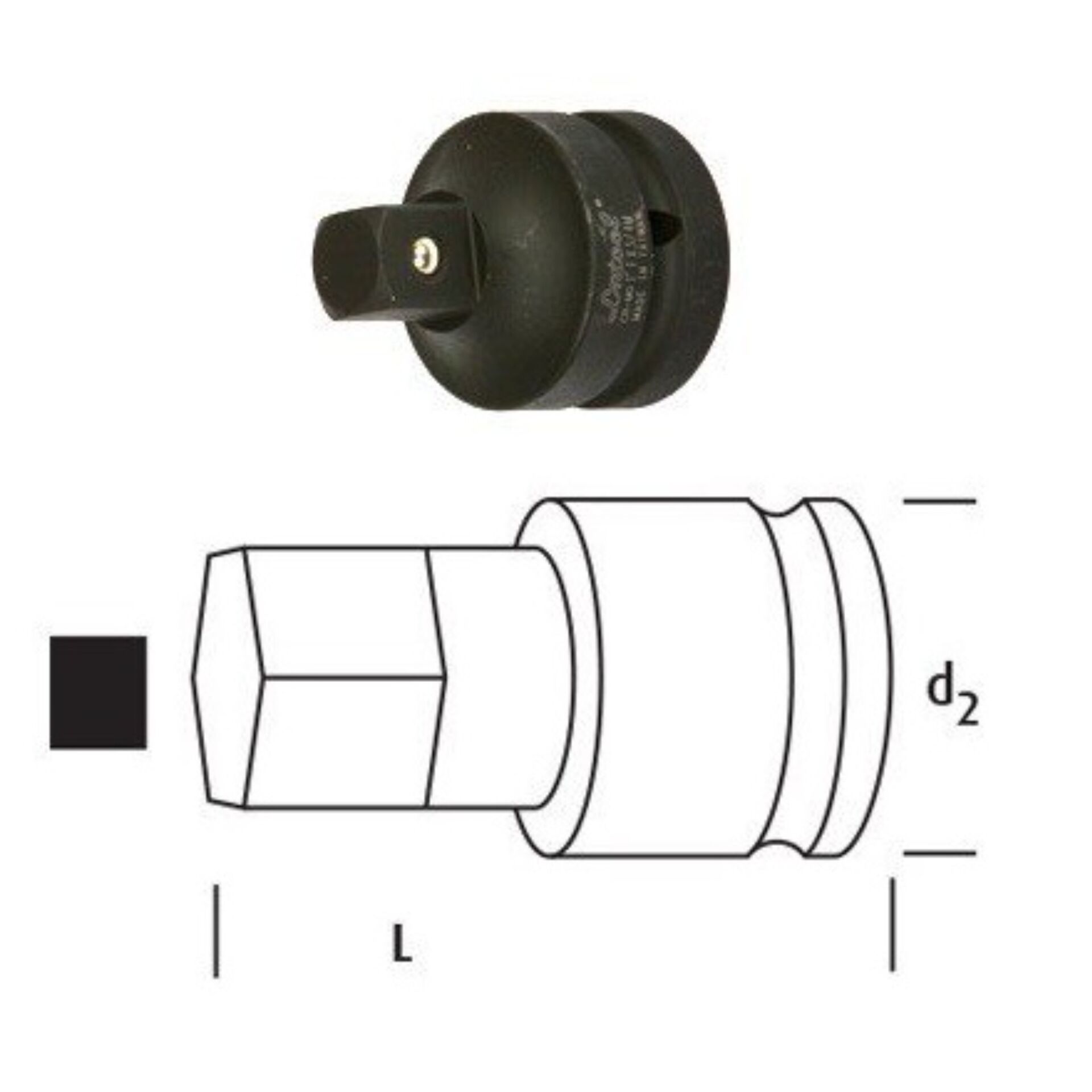Osaka Lokma Adaptörü 1/2''-3/4'' Ln12-34ad