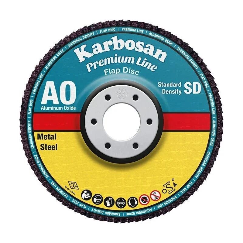 Karbosan 180x22.23 Premium Line AO SD Flap Disk Zımpara 40 Kum 983210
