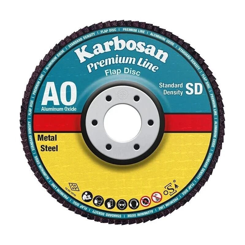 Karbosan 180x22.23 Premium Line AO SD Flap Disk Zımpara 40 Kum 983210