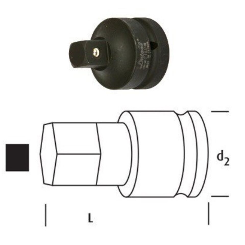 Osaka Lokma Adaptörü 3/4''-1/2'' Ln34-12ad