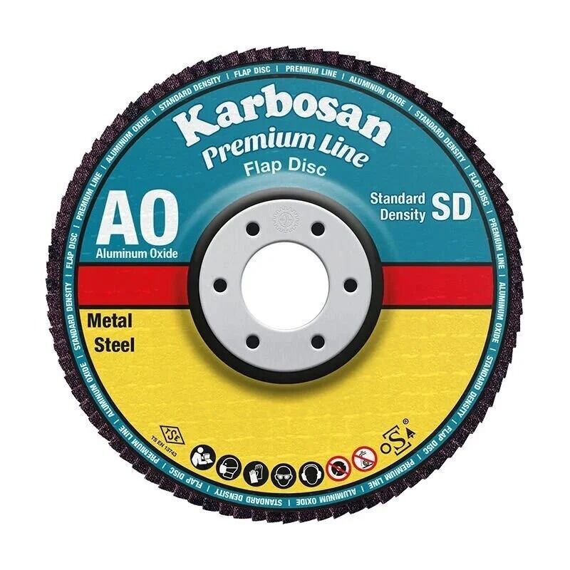 Karbosan 180x22.23 Premium Line AO SD Flap Disk Zımpara 60 Kum 983220