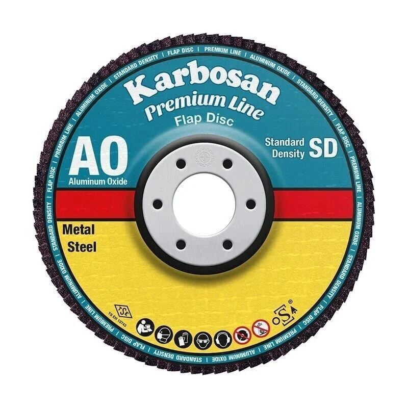 Karbosan 180x22.23 Premium Line AO SD Flap Disk Zımpara 80 Kum 983225