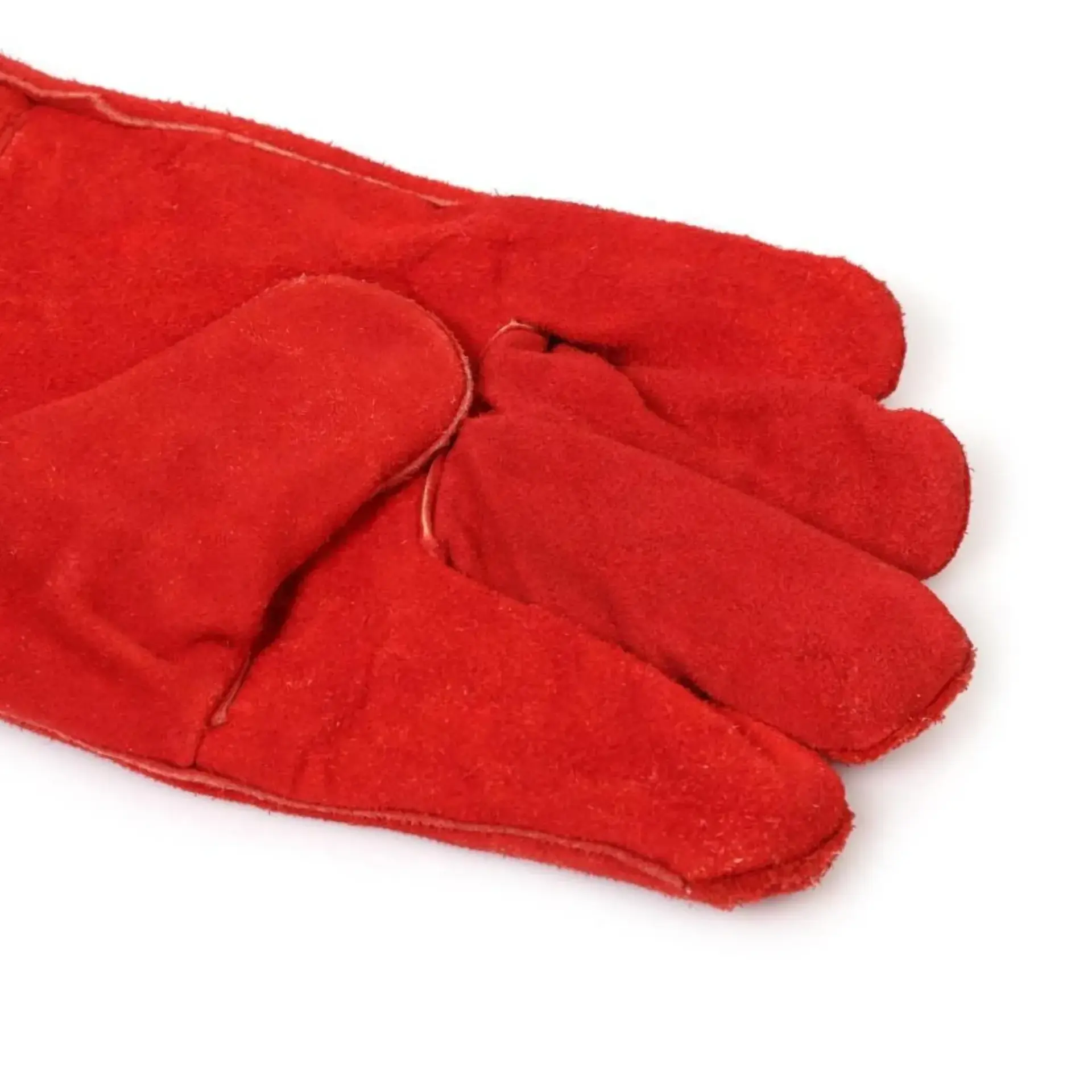 Max Safety Kaynakçı Deri Eldiven Kırmızı