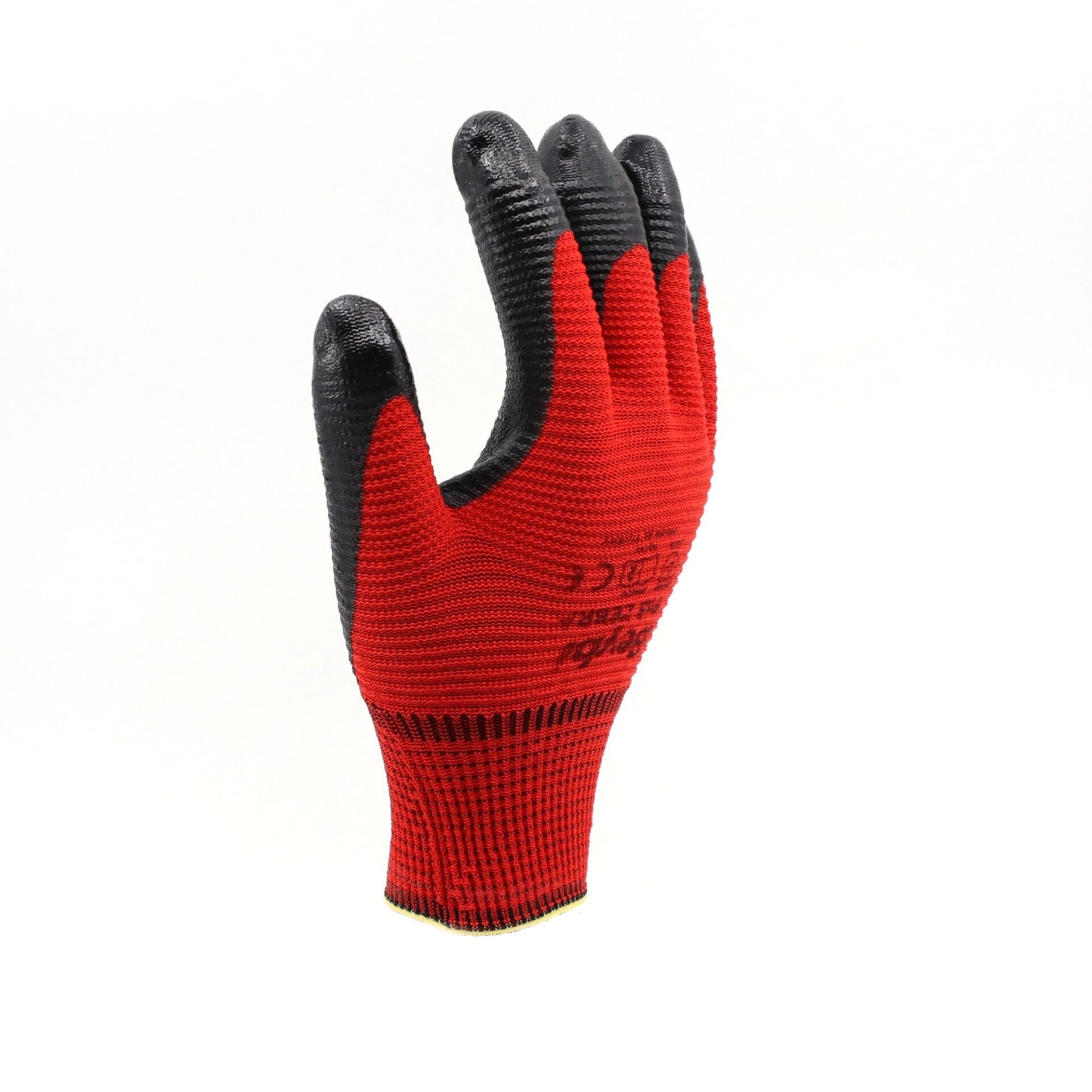 Beybi PN3 Zebra Eldiven Kırmızı Siyah No: 9 (288 Çift)